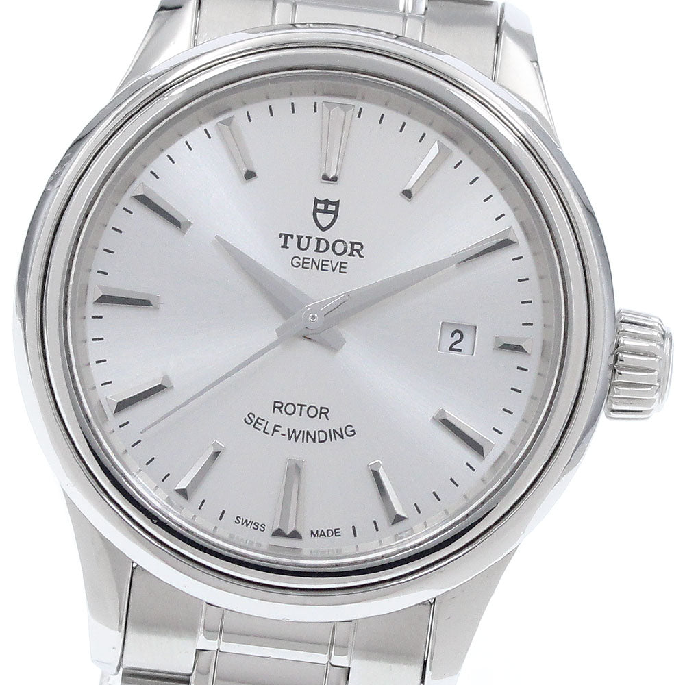 TUDOR Style 12100 Date Silver Dial Automatic Ladies Watch_951878