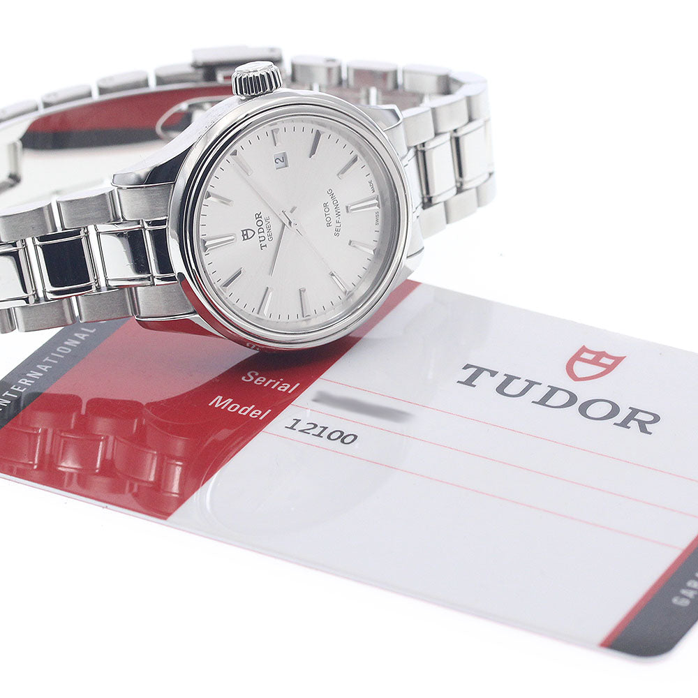 TUDOR Style 12100 Date Silver Dial Automatic Ladies Watch_951878