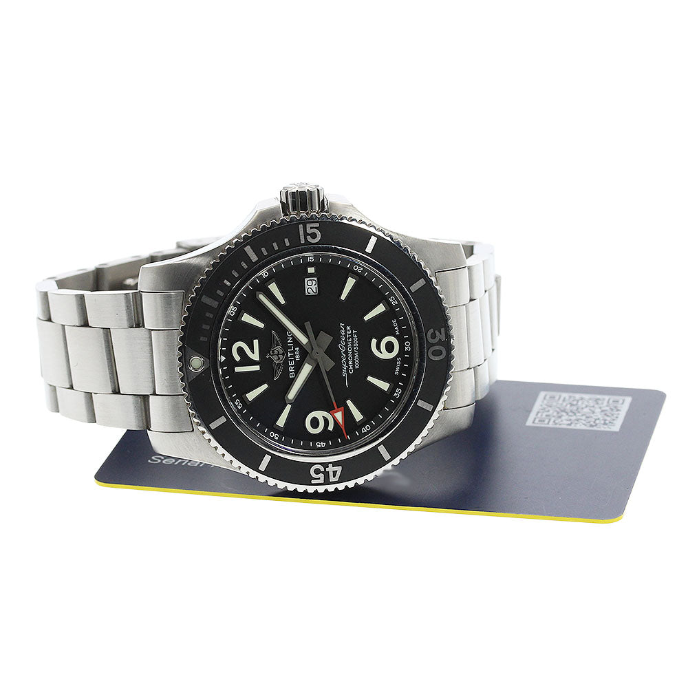 BREITLING Super Ocean 44 A17367 Date Black Dial Automatic Men's Watch_951881