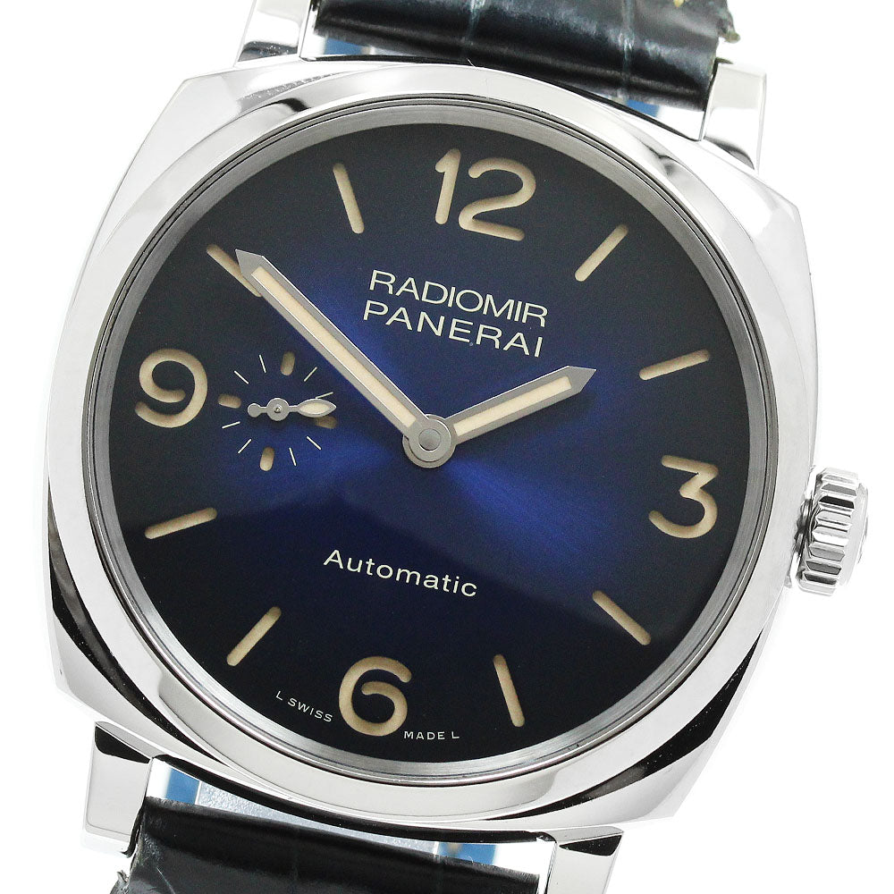 PANERAI Radiomir 1940 3 Days Acciaio 2018 Boutique Exclusive PAM00933 blue Dial Automatic Men's Watch_951898