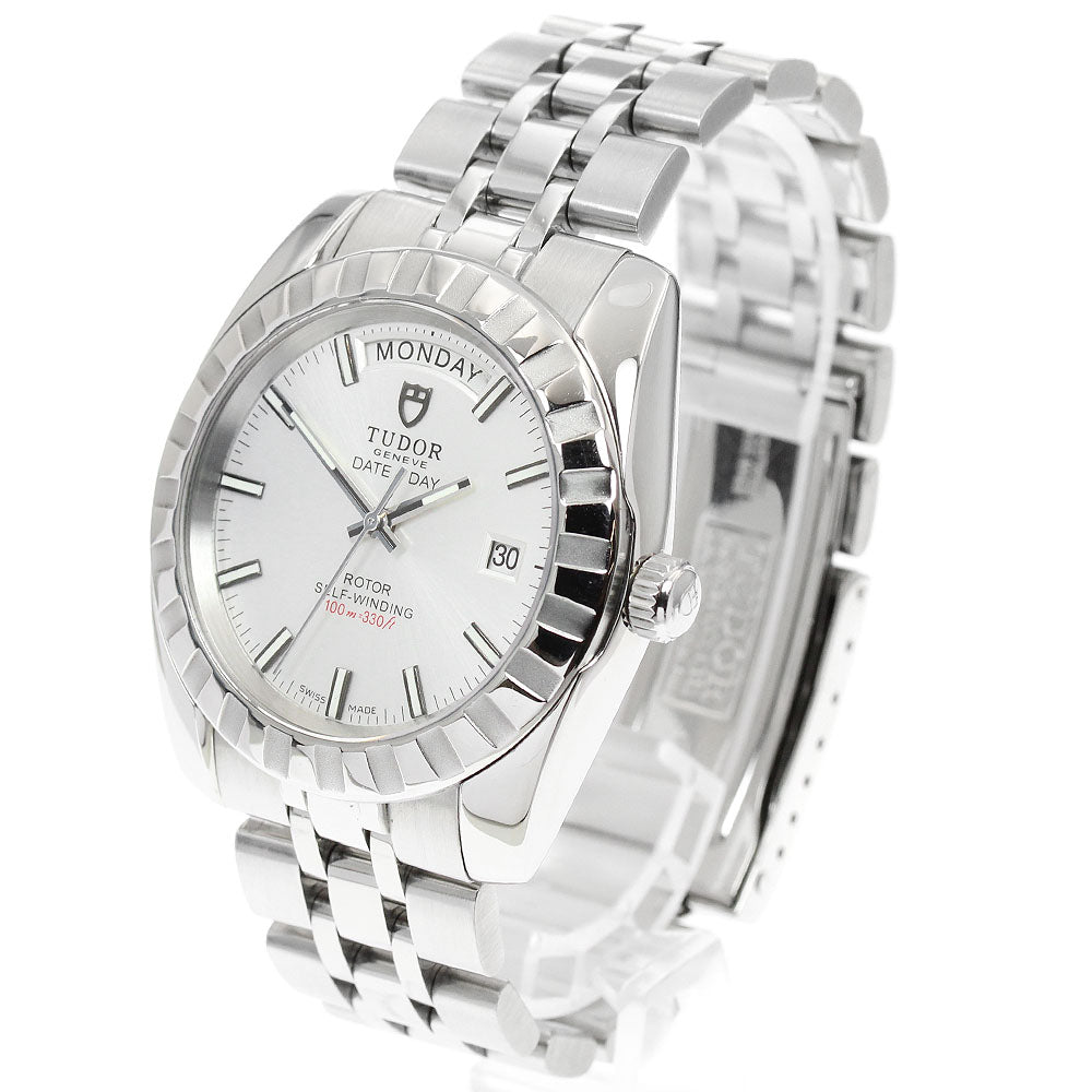 TUDOR Classic Date Day 23010 Silver Dial Automatic Men's Watch_951903