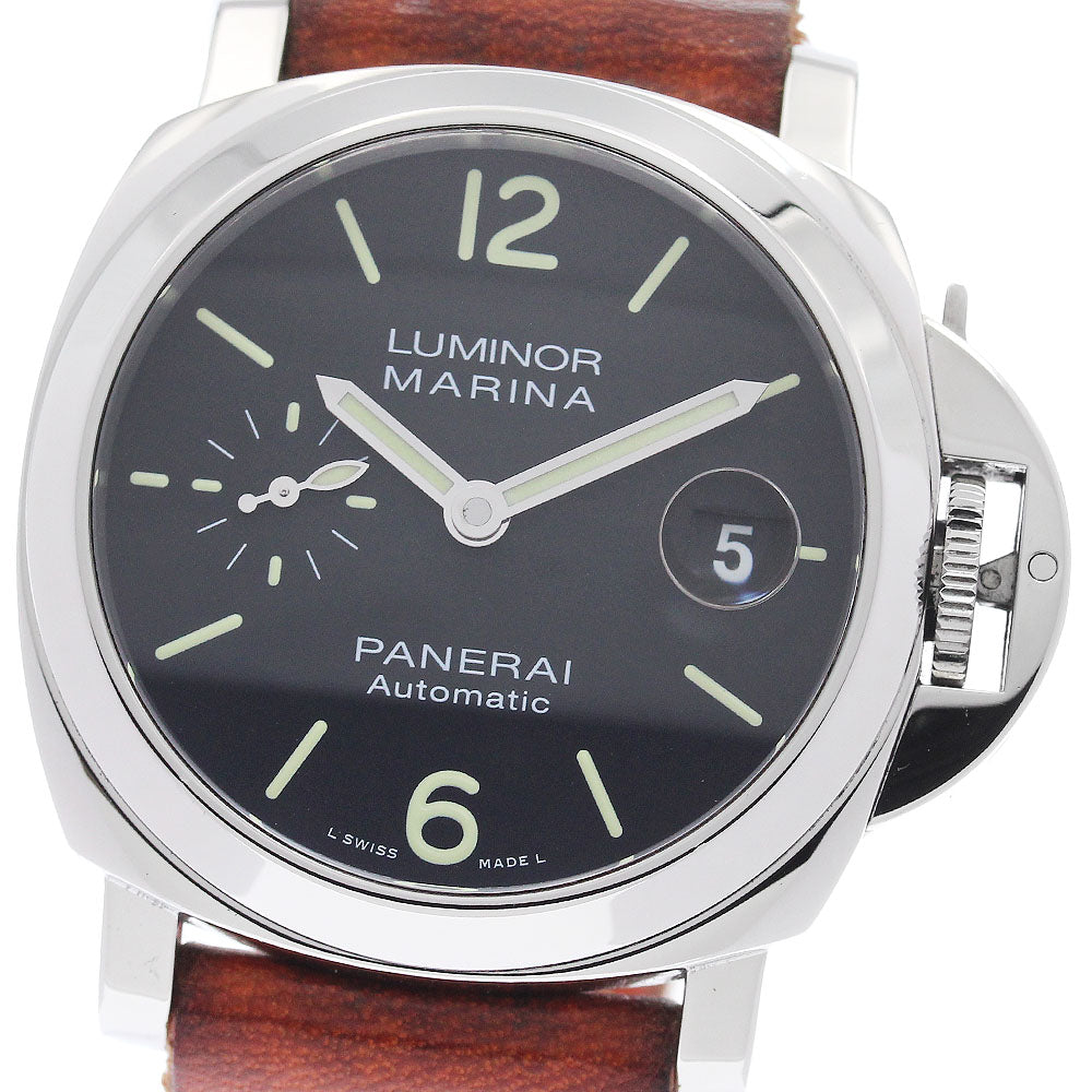 PANERAI Luminor Marina PAM01048 black Dial Automatic Men's Watch_951911