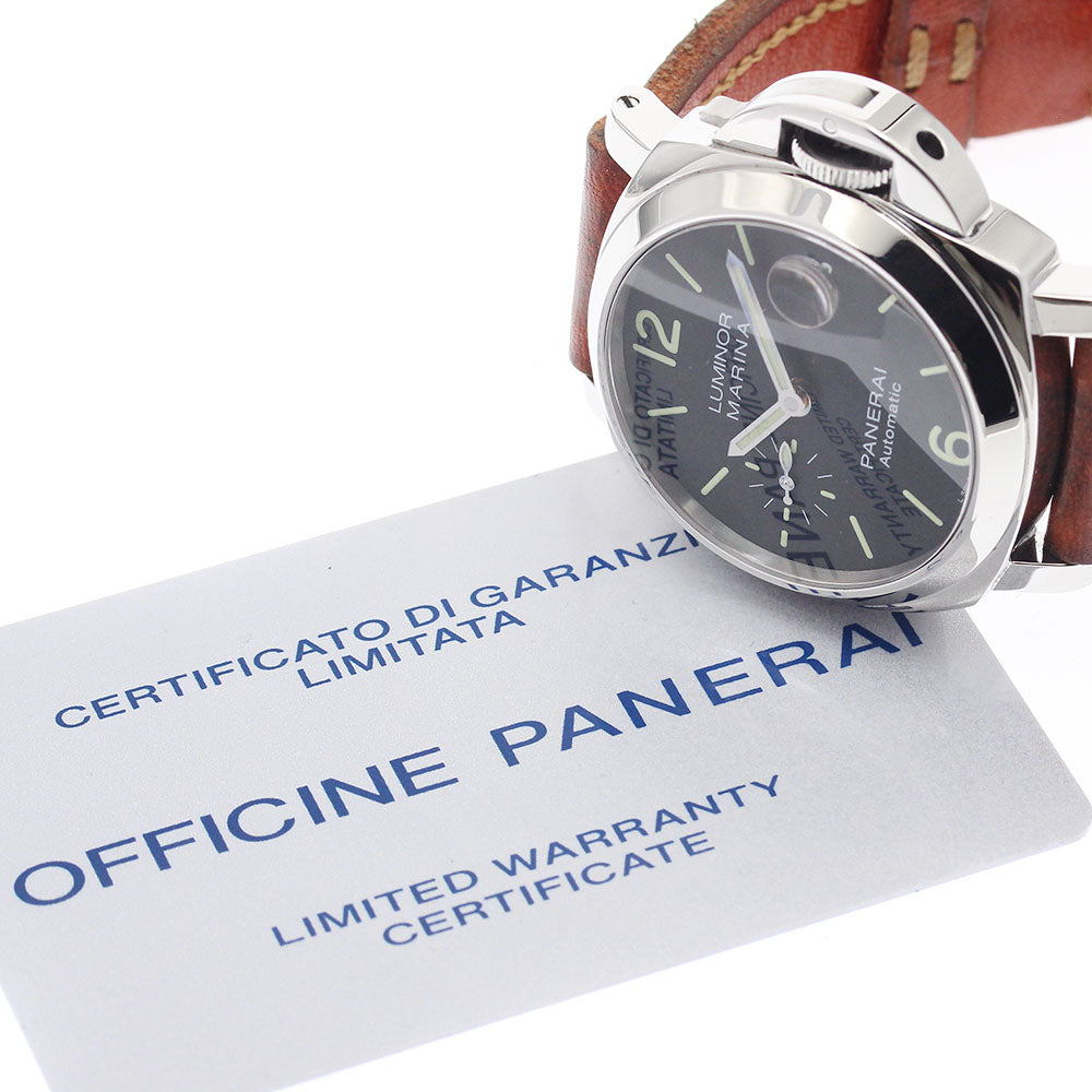 PANERAI Luminor Marina PAM01048 black Dial Automatic Men's Watch_951911