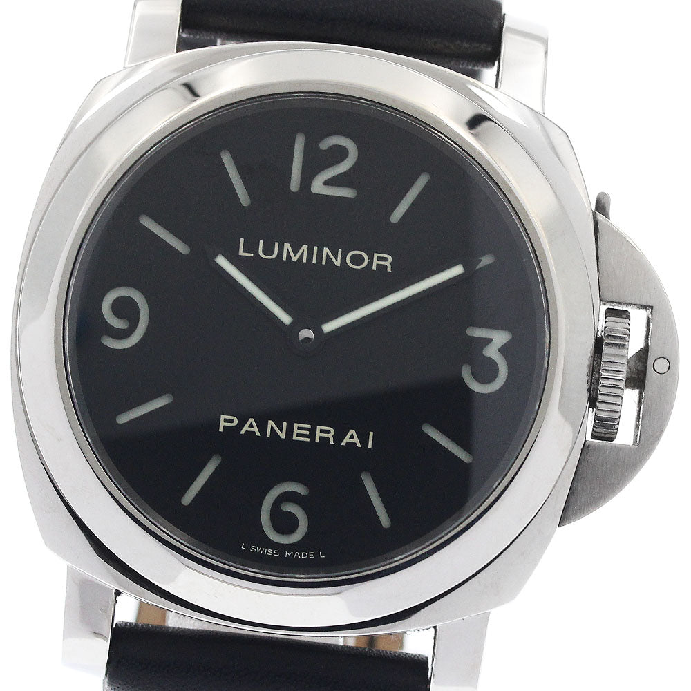 PANERAI Luminor Base 44MM PAM00112 black Dial Hand Winding Men's Watch_951914