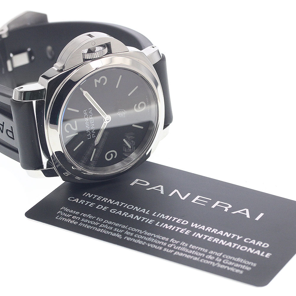 PANERAI Luminor Base Logo 44mm PAM01086 black Dial Hand Winding Men's _951918