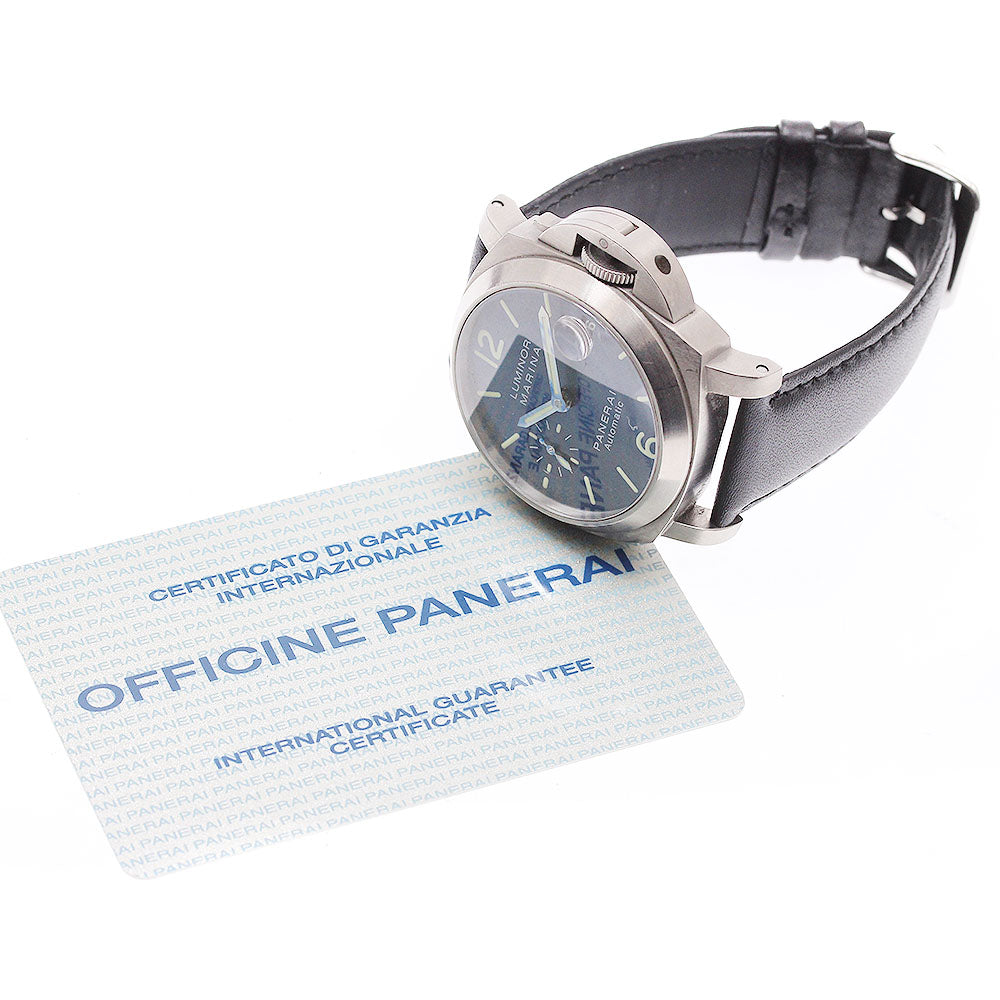 PANERAI Luminor Marina PAM00282 Small Second Date Automatic Men's Watch_951919