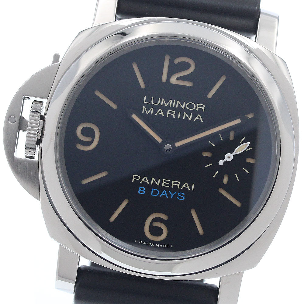 PANERAI luminor left hand PAM00796 8 Days Acciao Hand Winding Men's Watch_951920