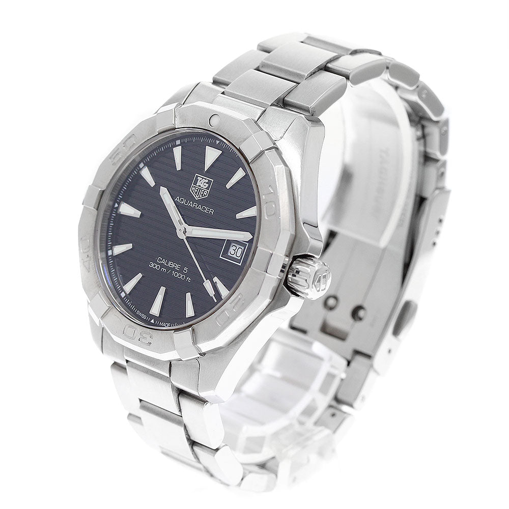 TAG HEUER Aquaracer WAY2110-0 Date Black Dial Automatic Men's Watch_951944