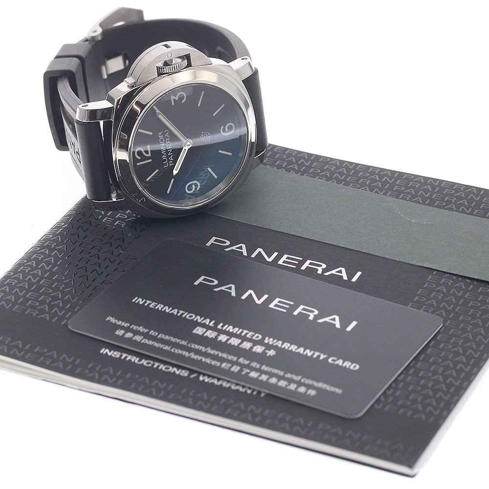 PANERAI Luminor Base Logo 44mm PAM01086 black Dial Hand Winding Men's_951946