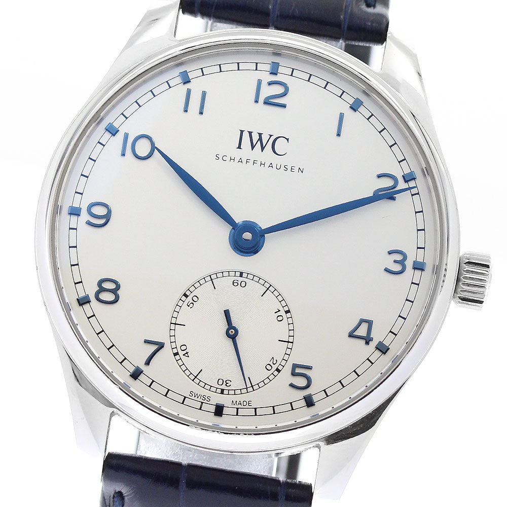 IWC SCHAFFHAUSEN Portugieser Automatic 40 IW358304 Small seconds Silver Dial Automatic Men's Watch_952021