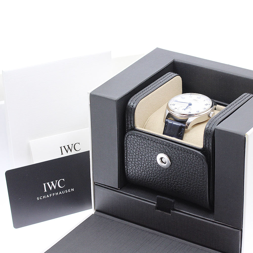 IWC SCHAFFHAUSEN Portugieser Automatic 40 IW358304 Small seconds Silver Dial Automatic Men's Watch_952021