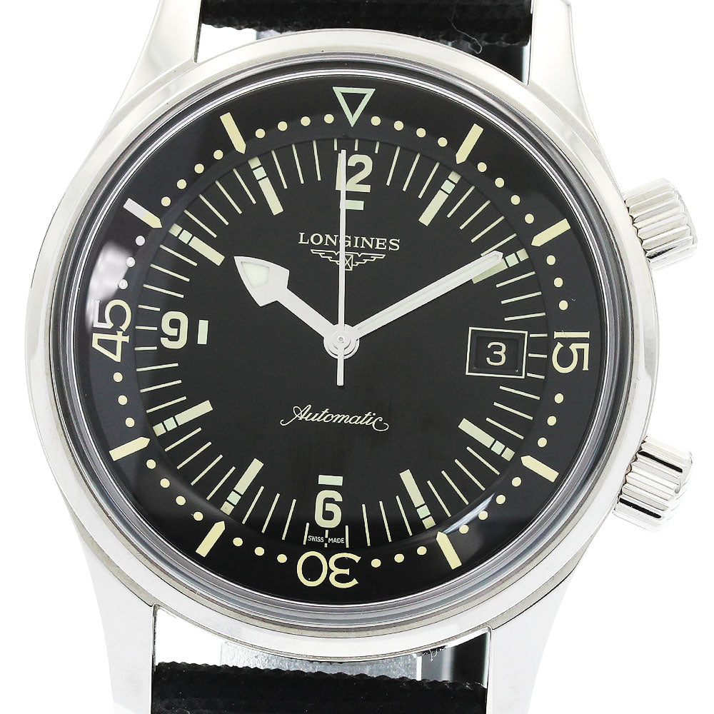 LONGINES Legend diver L3.774.4.50.0 Date black Dial Automatic Men's Watch_952022