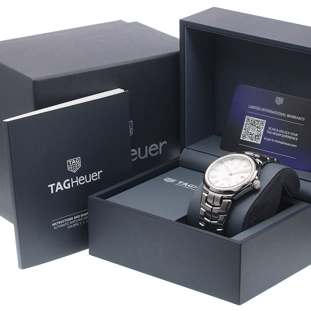 TAG HEUER Link caliber 5 WBC2111 Date Silver Dial Automatic Men's Watch_952040