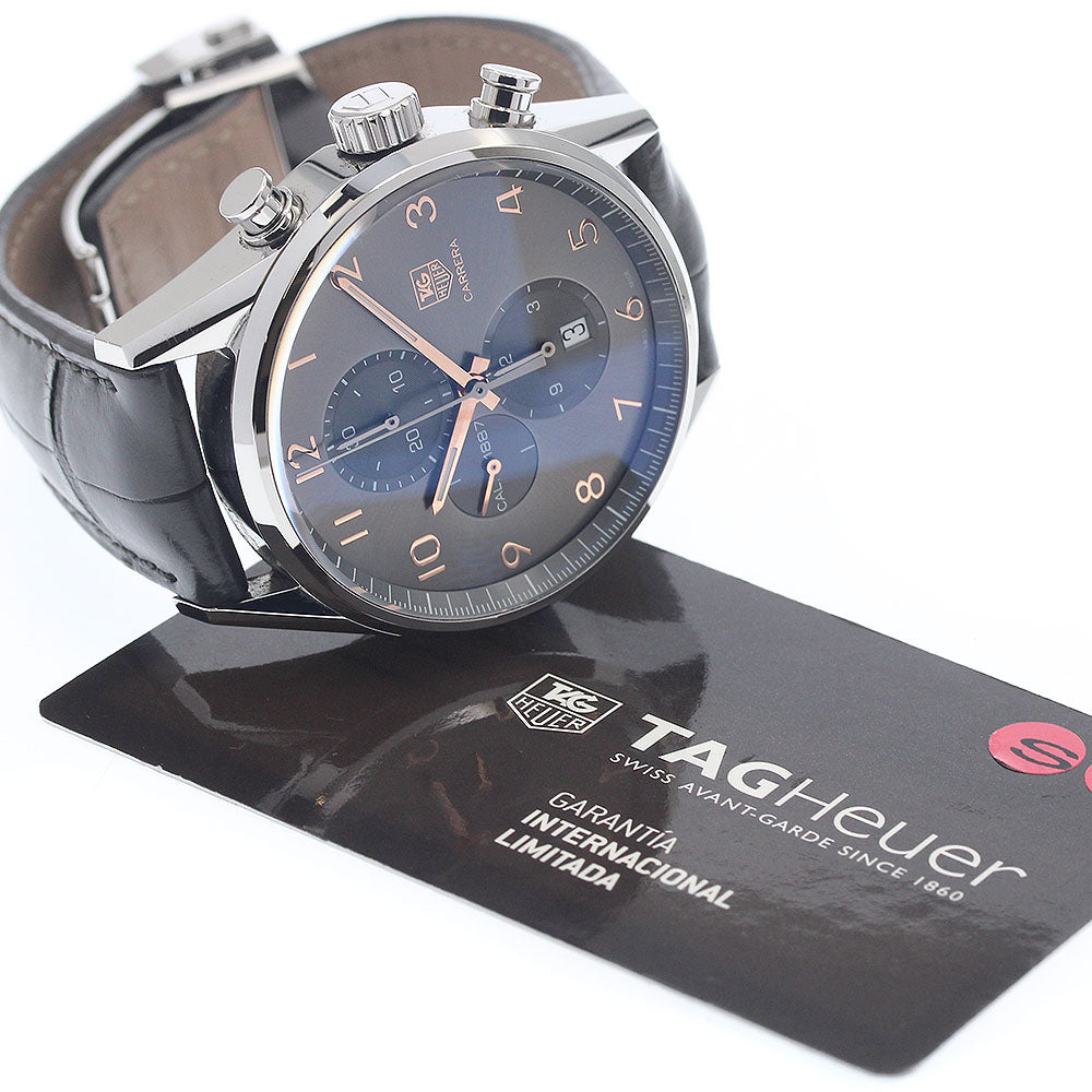 TAG HEUER Carrera Caliber 1887 CAR2013-4 Chronograph gray Dial Automatic Men's Watch_952081