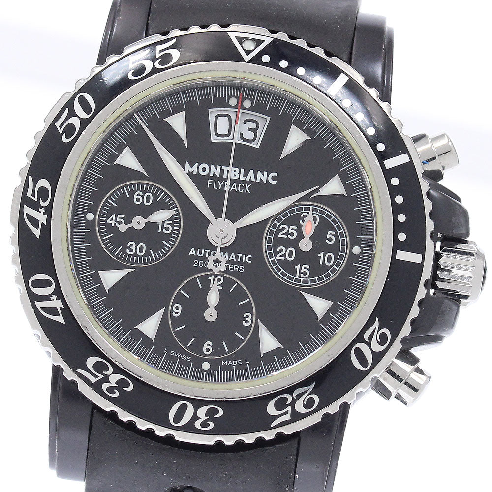 MONTBLANC Meisterstic 7044 Chronograph black Dial Automatic Men's Watch_952098