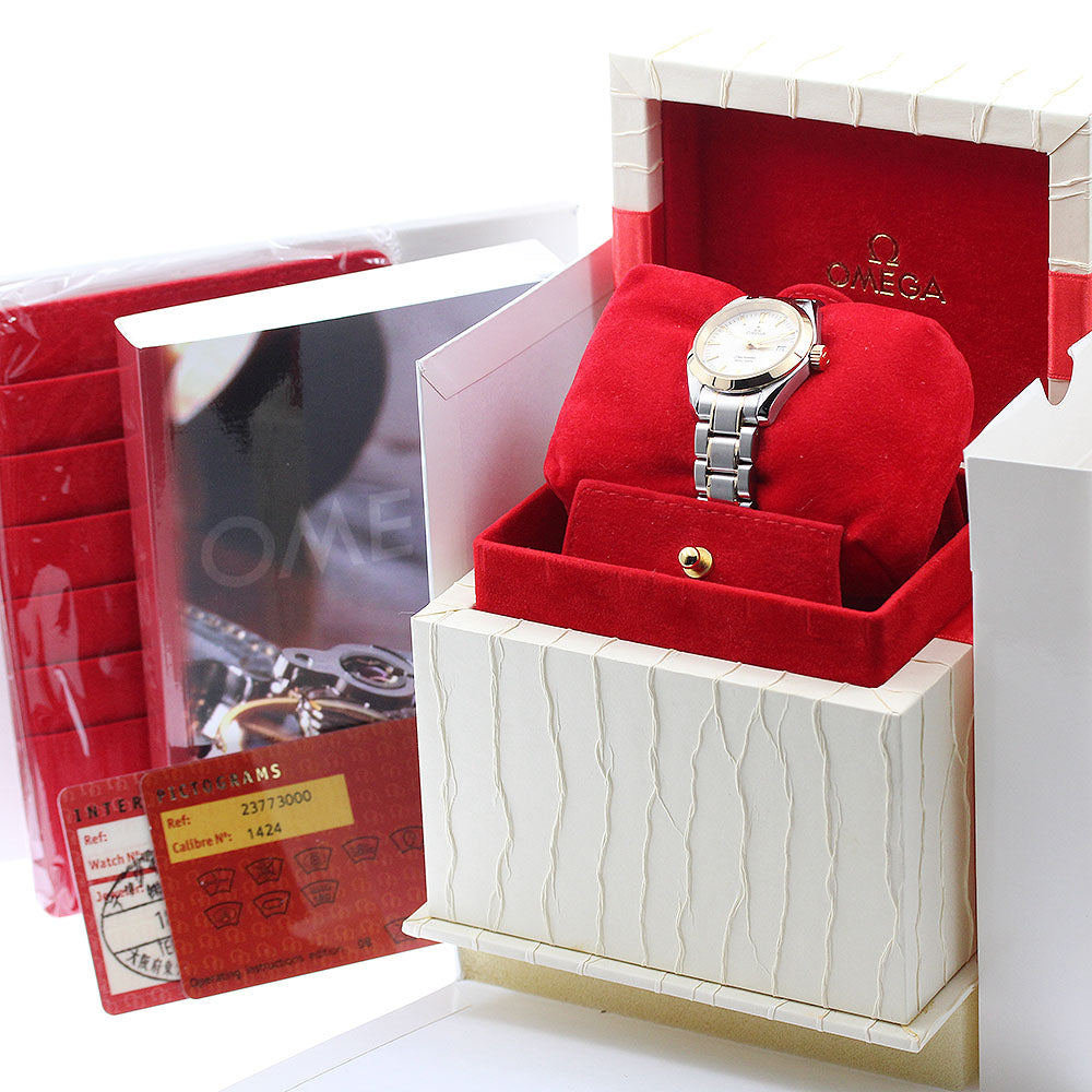 OMEGA Seamaster Aqua Terra 150M 2377.30 YG2 tone Quartz Ladies Watch_952279