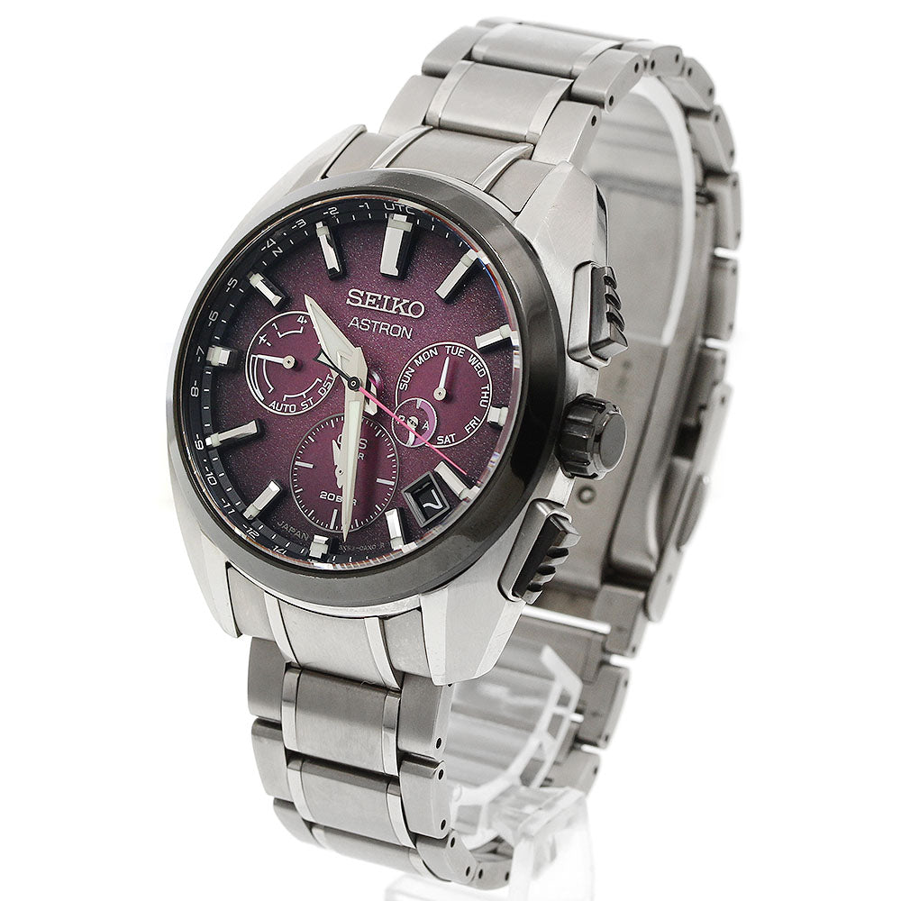 SEIKO Astron Global Line SBXC101/5X53-0BP0 Solar Powered Radio Men's _952289