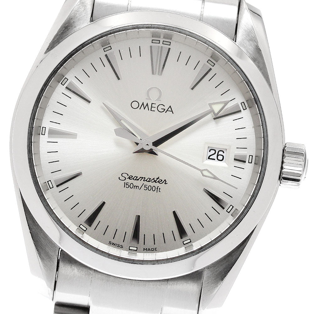 OMEGA Seamaster Aqua Terra 2518.30 Date Silver Dial Quartz Boy's Watch_952297