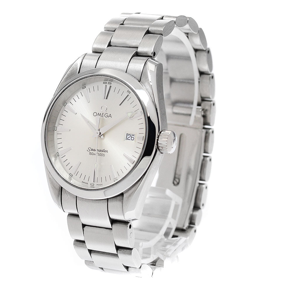 OMEGA Seamaster Aqua Terra 2518.30 Date Silver Dial Quartz Boy's Watch_952297