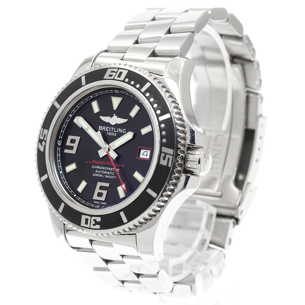 BREITLING Super Ocean 44 A17391 Date Black Dial Automatic Men's Watch_952307