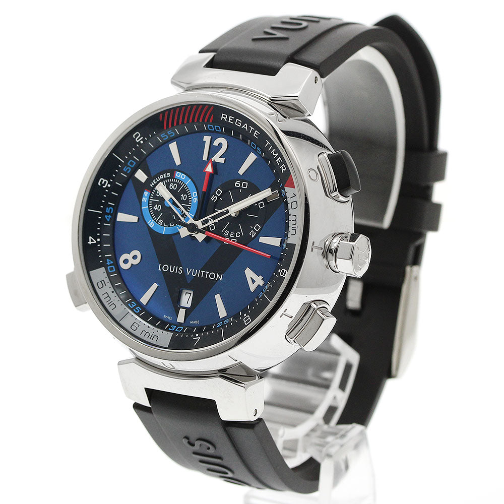 LOUIS VUITTON Tambour Regatta Q102D Chronograph alarm Quartz Men's Watch_952320