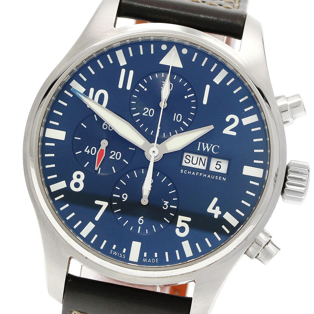 IWC SCHAFFHAUSEN Pilot's Watch Petite Prince IW377714 Automatic Men's_952347
