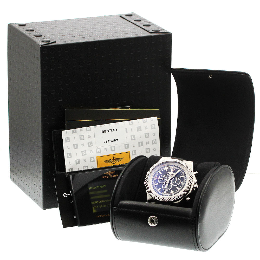 BREITLING Bentley A47362 GMT chronograph black Dial Automatic Men's Watch_952419