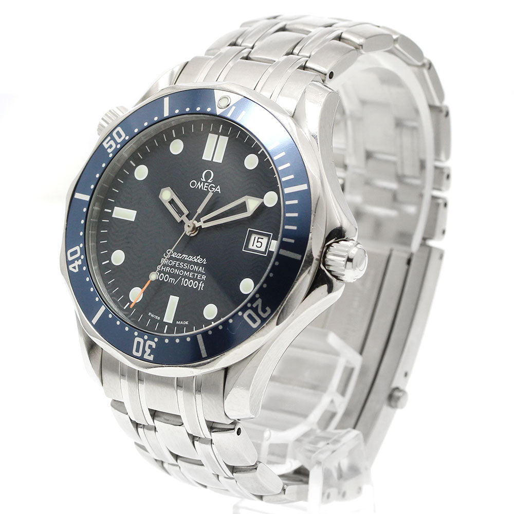 OMEGA Seamaster300 2531.80 Date Navy Dial Automatic Men's Watch_952422