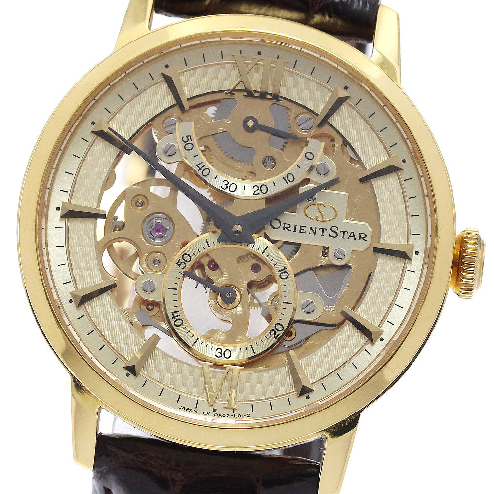 ORIENT Orient star DX02-A0-B/WZ0031DX Power Reserve Skeleton skeleton Dial Hand Winding Men's Watch_952458