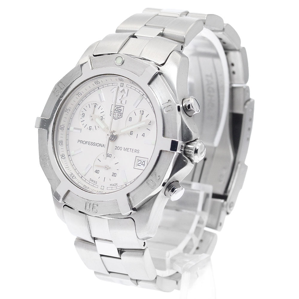 TAG HEUER Exclusive CN1111 Date Chronograph Silver Dial Quartz Men's_952459