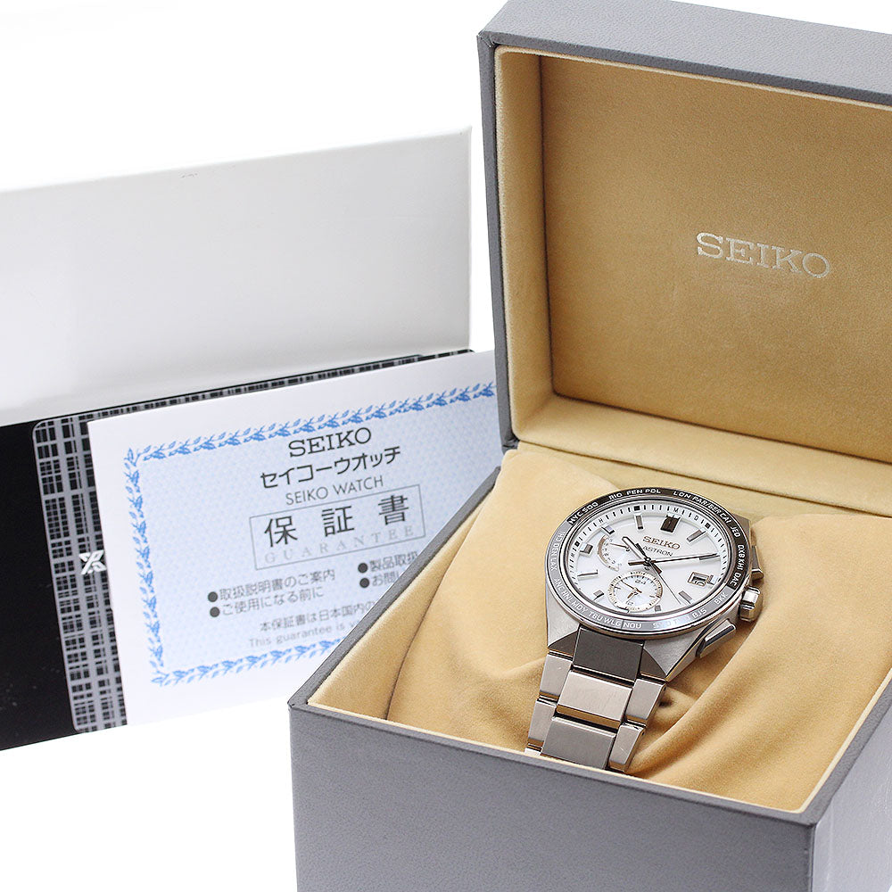 SEIKO Astron Nexter SBXY049/8B63-0BD0 Day date Solar Powered Radio Men's _952469