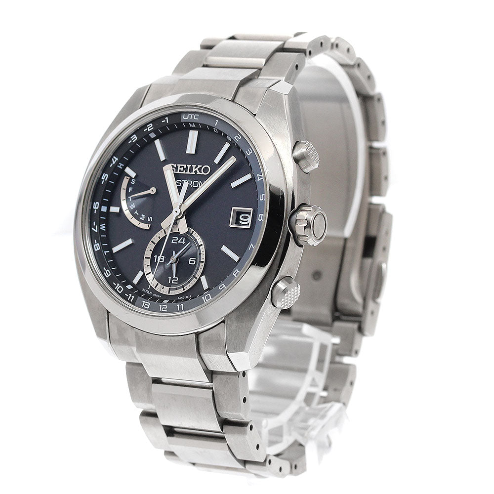 SEIKO Astron SBXY015/8B63-0BA0 black Dial Solar Powered Radio Men's Watch_952495