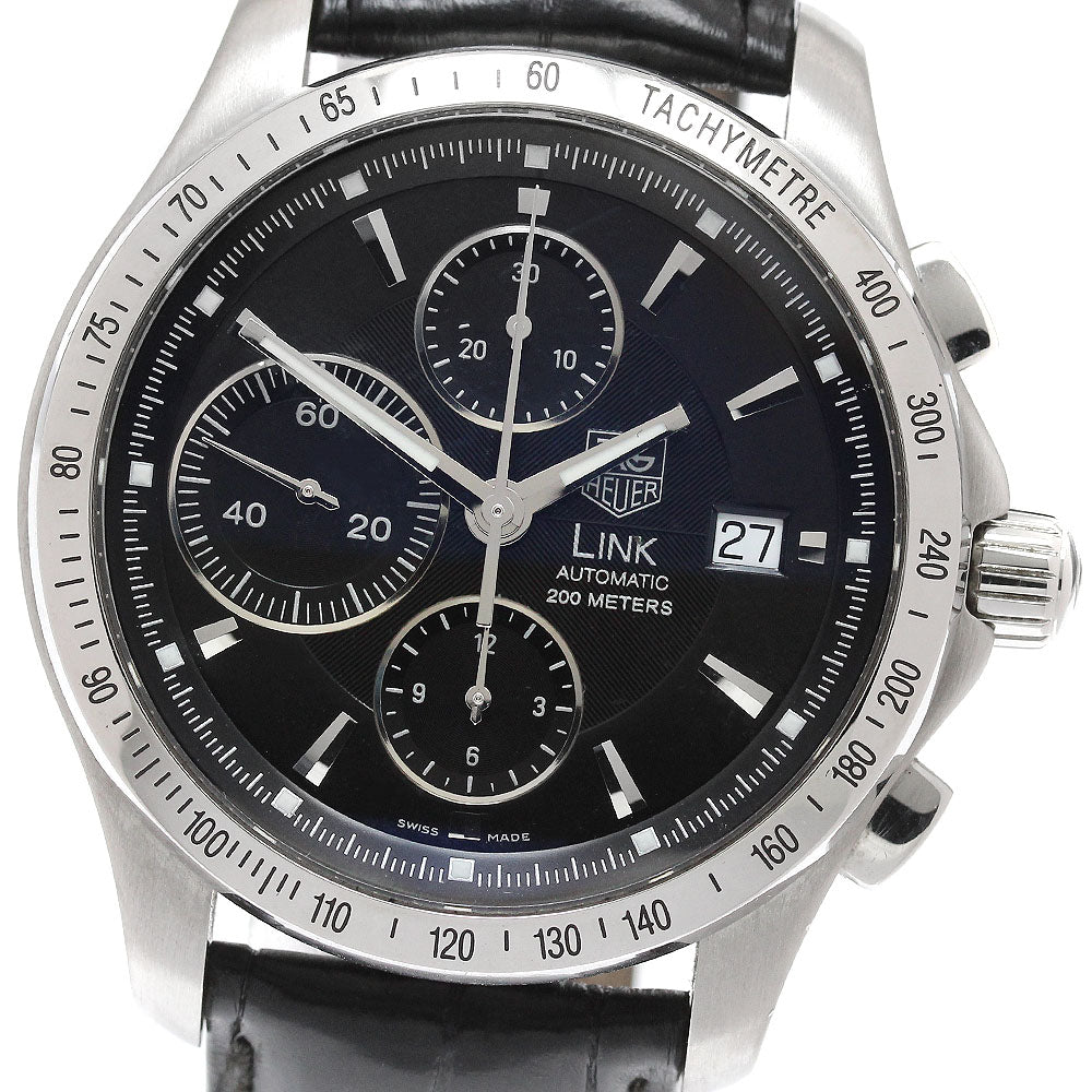 TAG HEUER Link CJF2110-0 Chronograph Date black Dial Automatic Men's Watch_952501