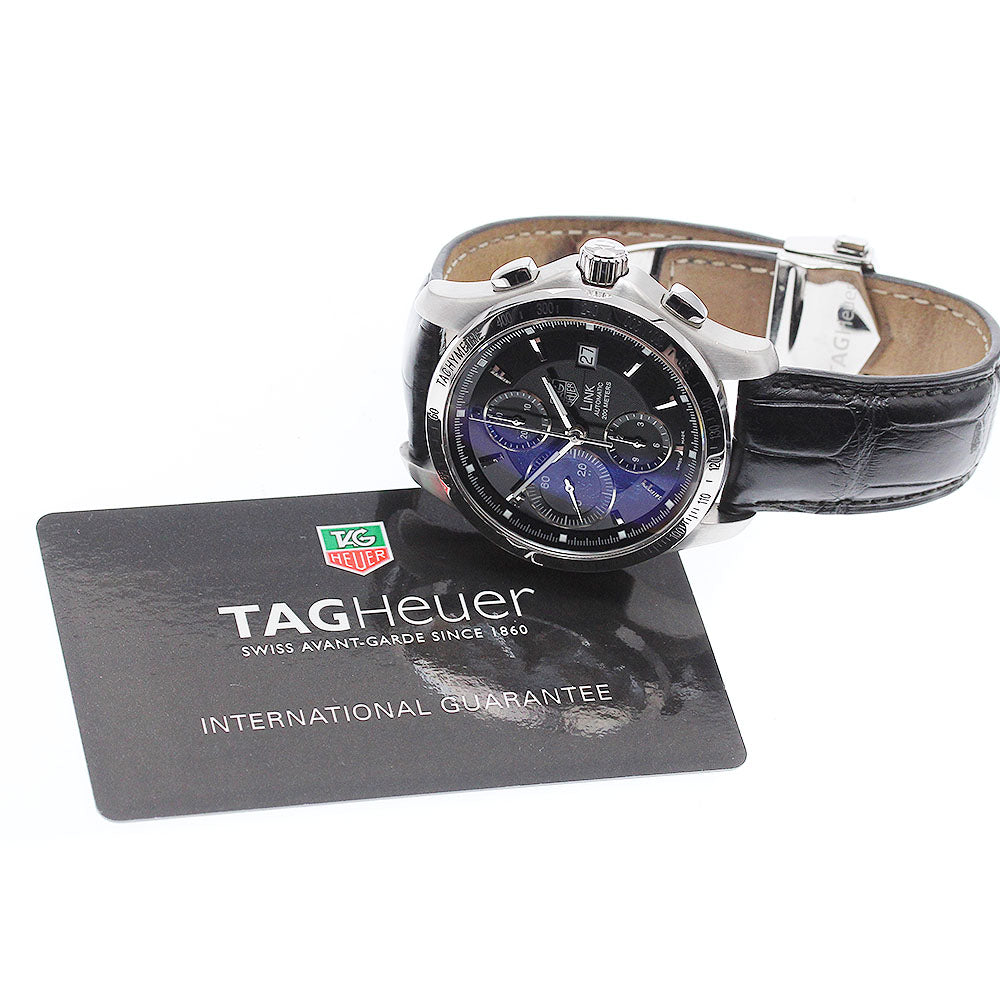 TAG HEUER Link CJF2110-0 Chronograph Date black Dial Automatic Men's Watch_952501