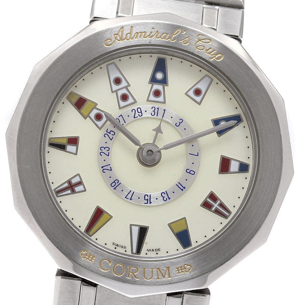 CORUM Admirals cup 88.810.27 V350 Date beige Dial Automatic Men's Watch_952566