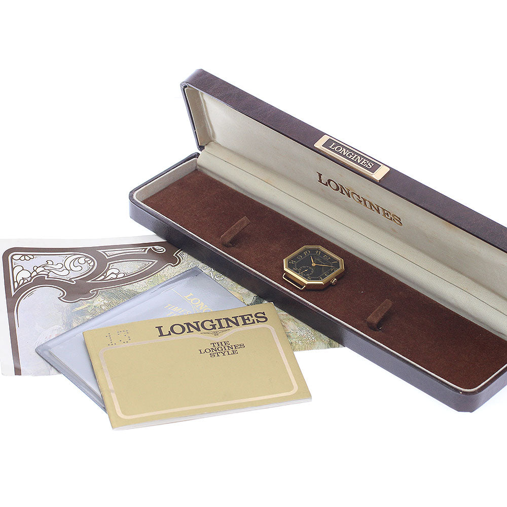 LONGINES 5097 cal.L846.4 black Dial Hand Winding Men's Watch_952601