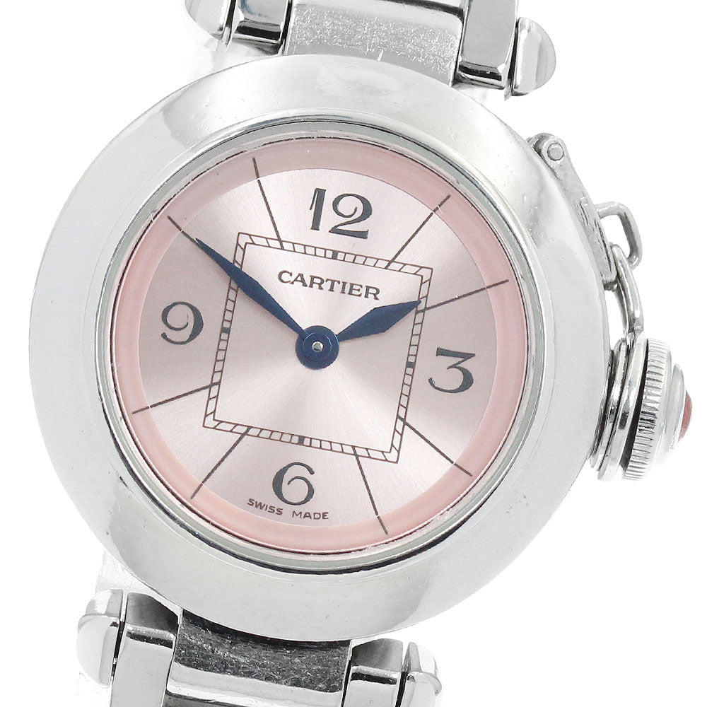 CARTIER Mispacha W3140008 pink Dial Quartz Ladies Watch_952623