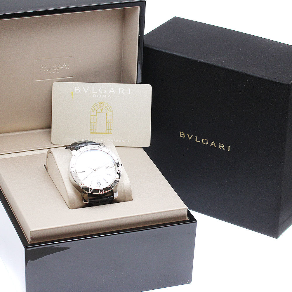 BVLGARI BVLGARIBVLGARI BB42SL AUTO Date Silver Dial Automatic Men's Watch_952628