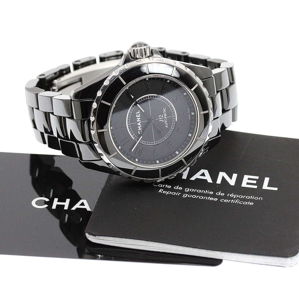 CHANEL J12 Intense Black H3829 black Dial Automatic Men's Watch_952645