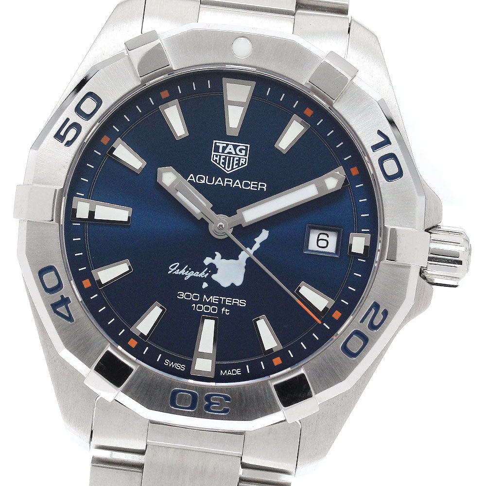 TAG HEUER Aqua racer WBD1116.BA0928 Date blue Dial Quartz Men's Watch_952651