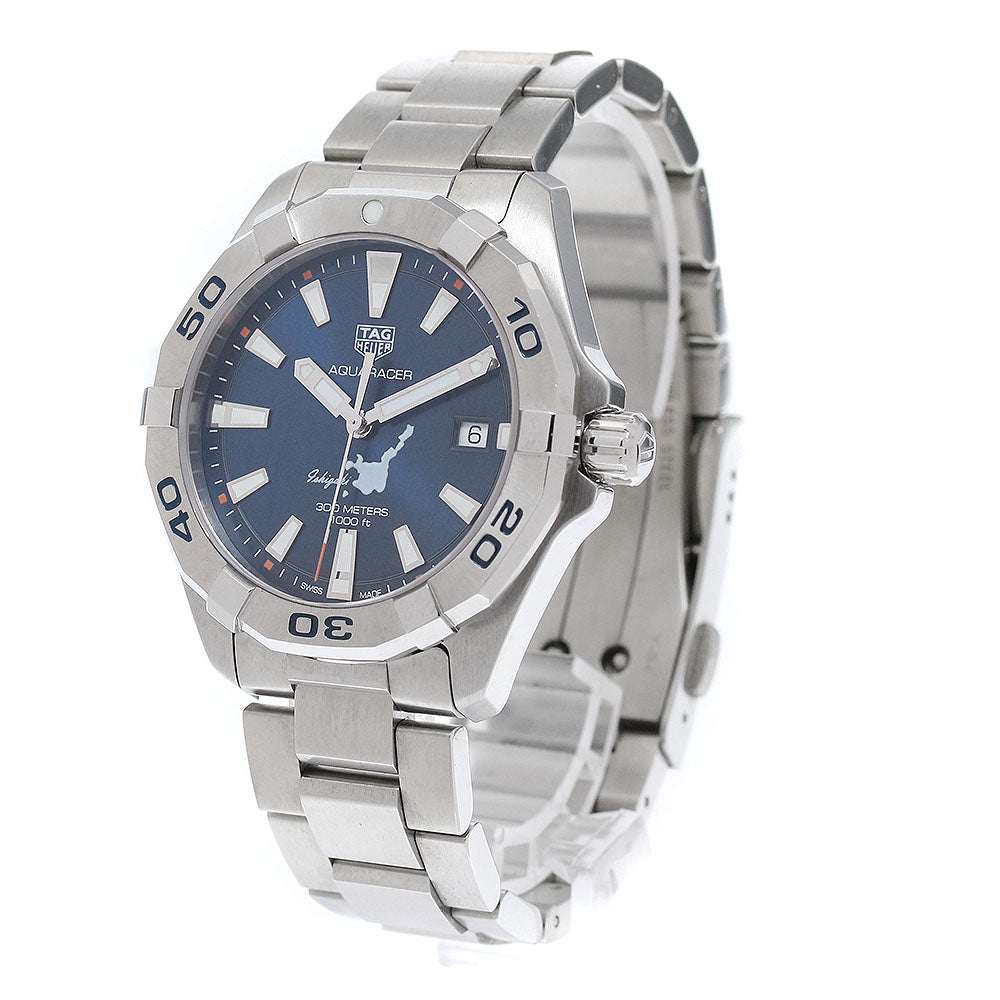 TAG HEUER Aqua racer WBD1116.BA0928 Date blue Dial Quartz Men's Watch_952651