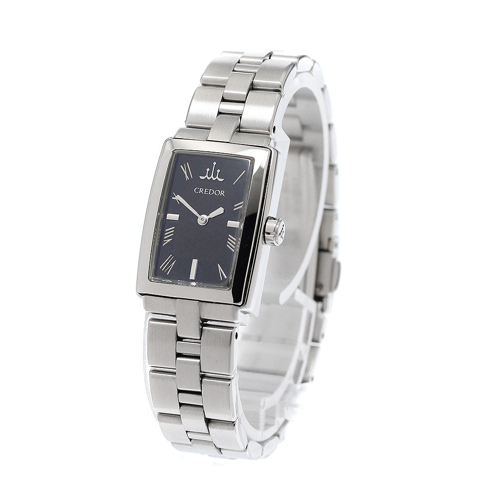 SEIKO CREDOR aqua GSWE975/5A70-0AD0 black Dial Quartz Ladies Watch_952670