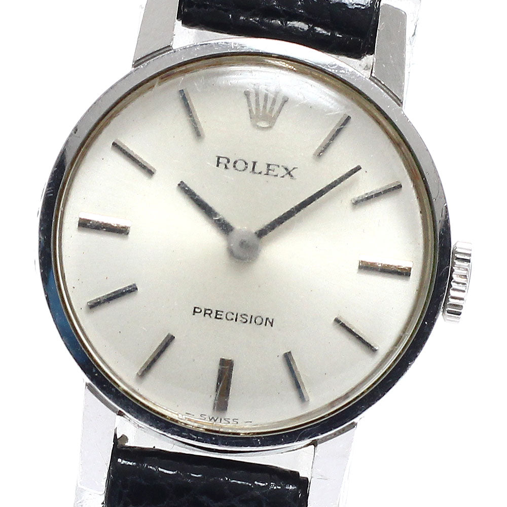 ROLEX Precision 2649 Cal.1400 Silver Dial Hand Winding Ladies Watch_952681
