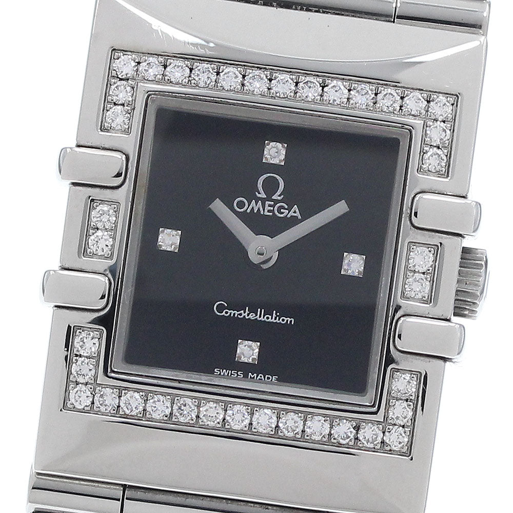 OMEGA Constellation Carre Quadra 1528.46 4P diamond bezel Quartz Ladies_952687