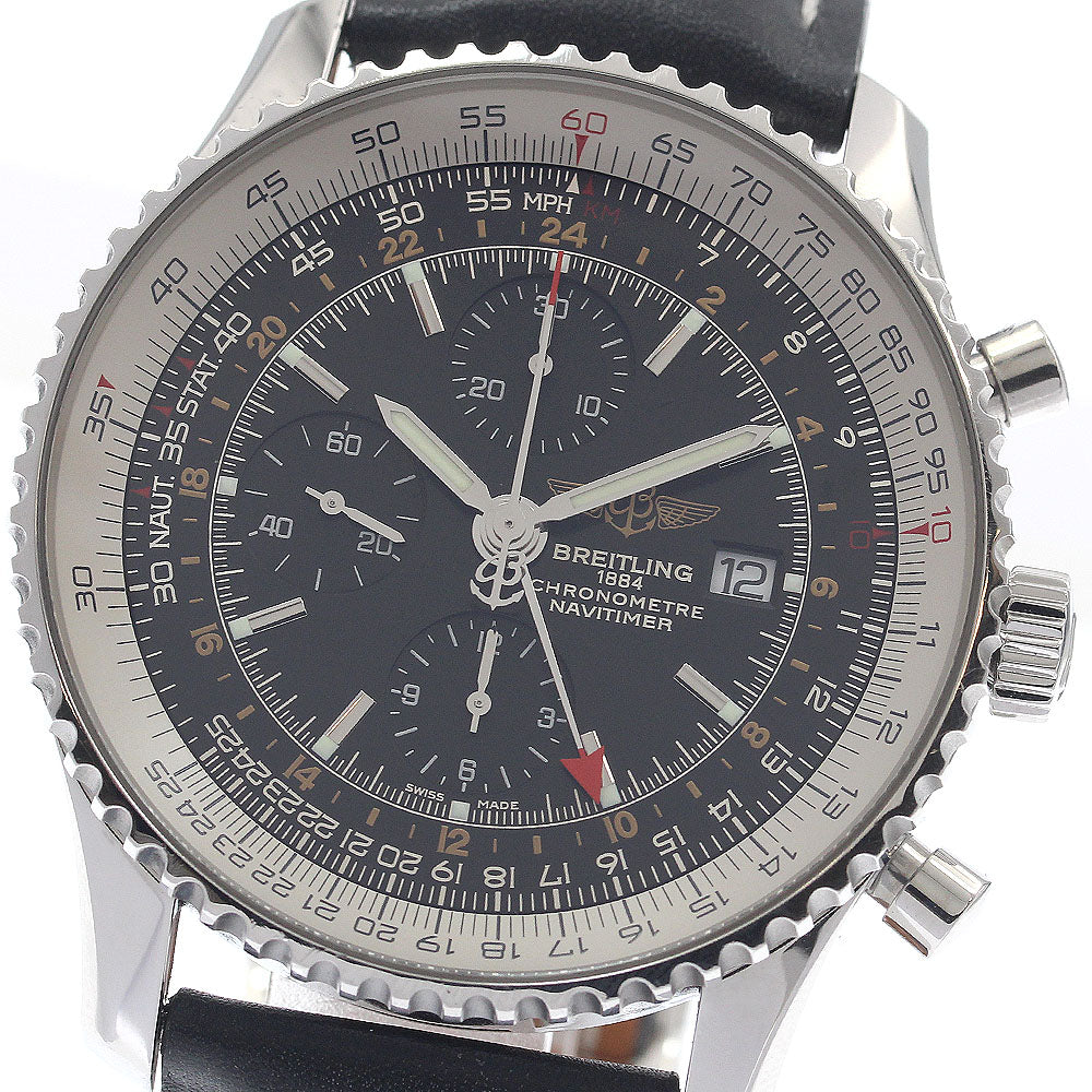 BREITLING Navitimer World A24322 Chronograph GMT Automatic Men's_952716