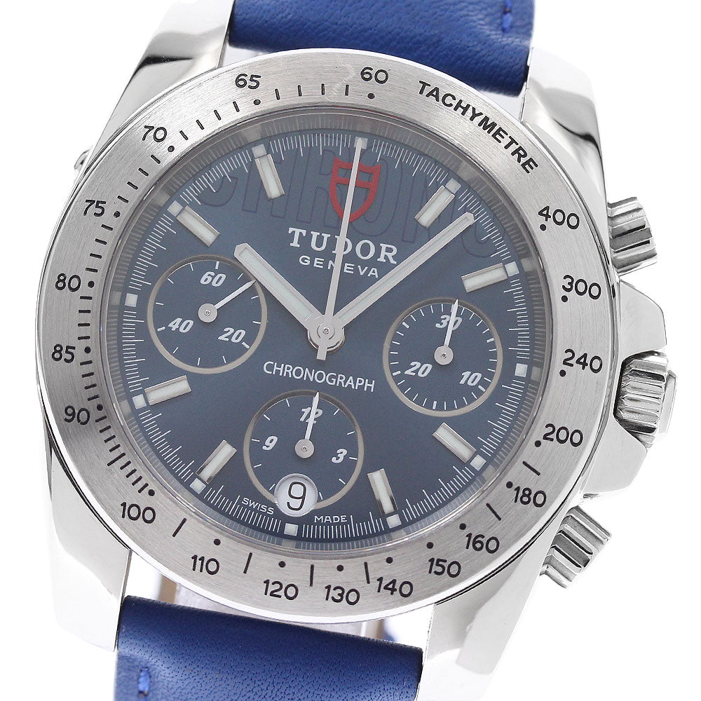 TUDOR Sports line 20300 Chronograph blue Dial Automatic Men's Watch_952730