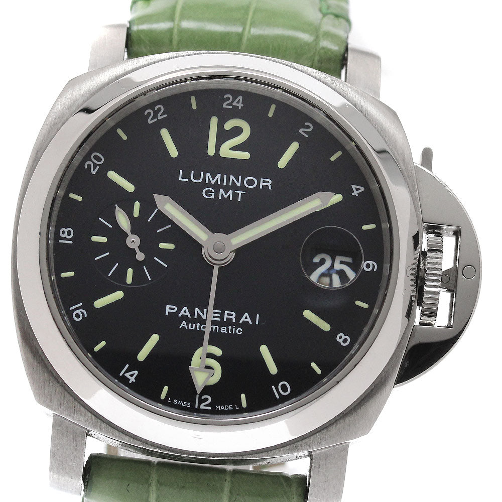 PANERAI Luminor PAM00244 GMT date black Dial Automatic Men's Watch_952733