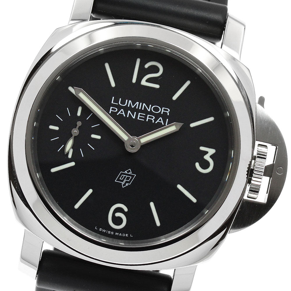 PANERAI Luminor Logo 44mm PAM01084 black Dial Hand Winding Men's Watch_952735