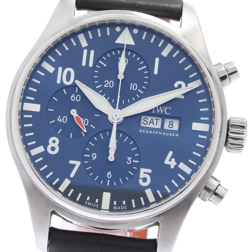 IWC SCHAFFHAUSEN Pilot's Watch Petite Prince IW377714 Automatic Men's_952778