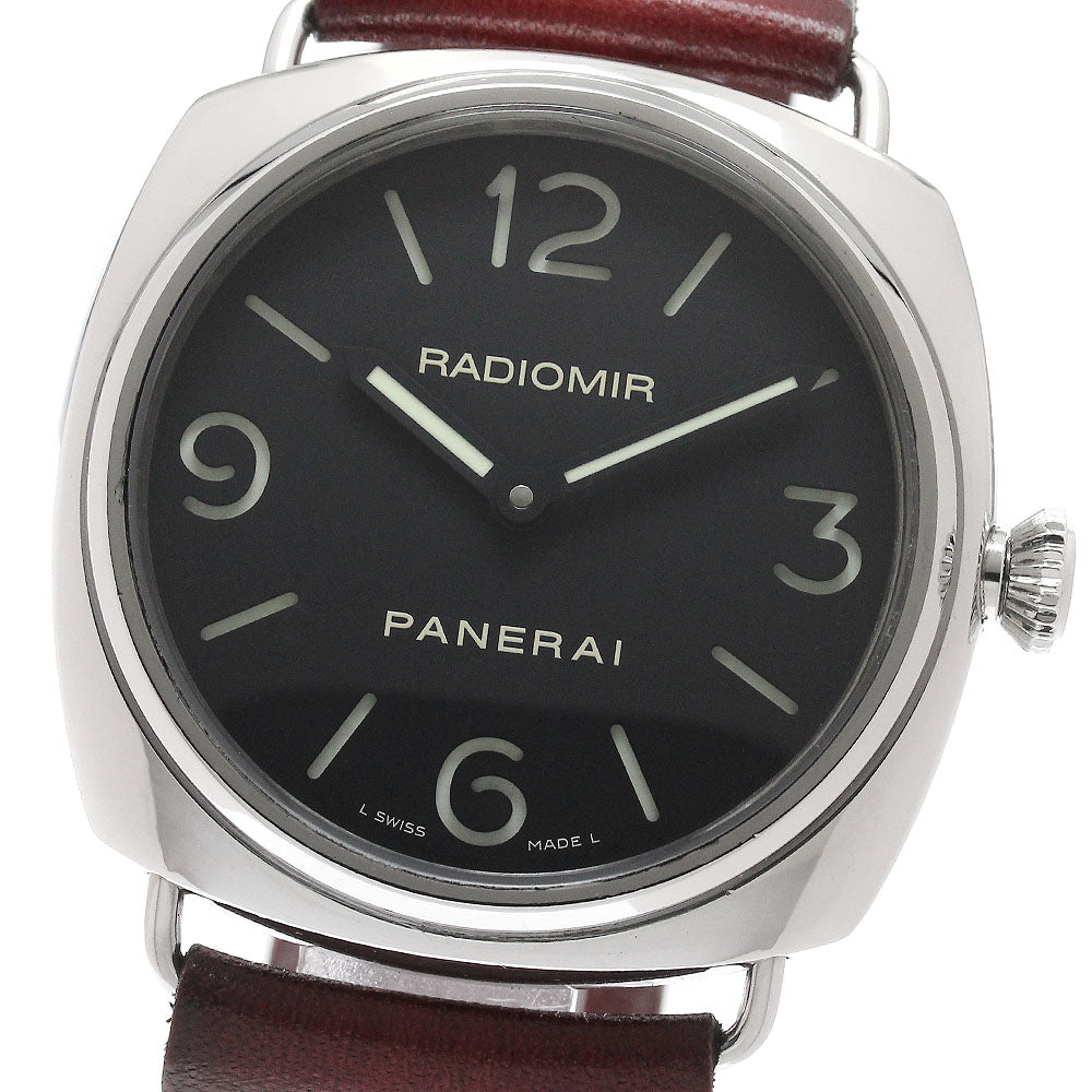 PANERAI Radiomir base PAM00210 black Dial Hand Winding Men's Watch_952783